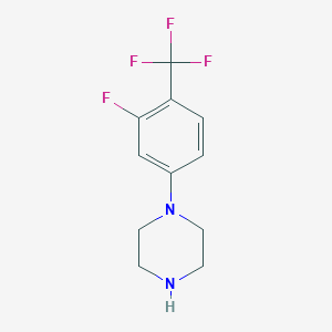 1-(3-Fluoro-4-(trifluoromethyl)phenyl)piperazine
