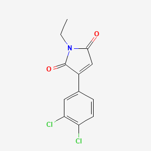 3-(3,4-dichlorophenyl)-1-ethyl-1H-pyrrole-2,5-dione