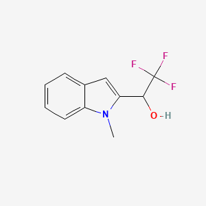 2,2,2-trifluoro-1-(1-methyl-1H-indol-2-yl)ethanol