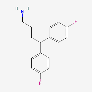 4,4-Bis(4-fluorophenyl)butan-1-amine