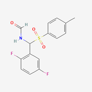 N-((2,5-Difluorophenyl)(tosyl)methyl)formamide