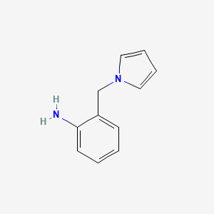 molecular formula C11H12N2 B8645179 1-(o-Aminobenzyl)pyrrole 