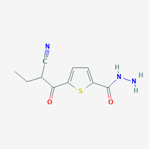 5-(2-Cyanobutanoyl)thiophene-2-carbohydrazide