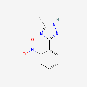 1H-1,2,4-Triazole, 3-methyl-5-(2-nitrophenyl)-