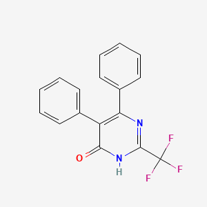 5,6-Diphenyl-2-(trifluoromethyl)pyrimidin-4(3H)-one