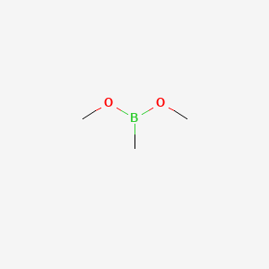 molecular formula C3H9BO2 B8645252 Boronic acid, methyl-, dimethyl ester CAS No. 7318-81-2
