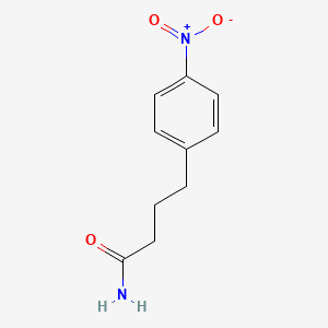 molecular formula C10H12N2O3 B8645265 4-(4-Nitrophenyl)butanamide CAS No. 61445-60-1