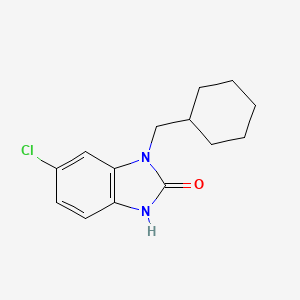 2H-Benzimidazol-2-one, 6-chloro-1-(cyclohexylmethyl)-1,3-dihydro-