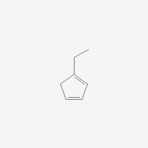 molecular formula C7H10 B8645487 Ethylcyclopentadiene CAS No. 26519-92-6