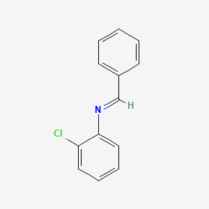 molecular formula C13H10ClN B8645739 2-Chloro-N-benzylideneaniline 