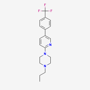 1-Propyl-4-{5-[4-(trifluoromethyl)phenyl]pyridin-2-yl}piperazine