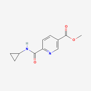 Methyl 6-(cyclopropylcarbamoyl)pyridine-3-carboxylate