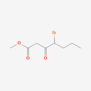 Methyl 4-bromo-3-oxoheptanoate