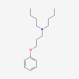 molecular formula C17H29NO B8645899 N-butyl-N-(3-phenoxypropyl)butan-1-amine CAS No. 7061-75-8