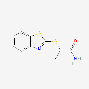 2-(1,3-Benzothiazol-2-ylsulfanyl)propanamide