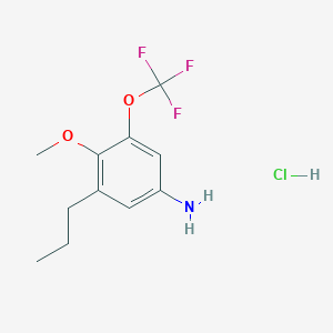 4-Methoxy-3-propyl-5-trifluoromethoxyphenylamine hydrochloride