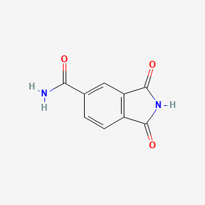 molecular formula C9H6N2O3 B8645949 4-Carbamoylphthalimide CAS No. 21343-93-1