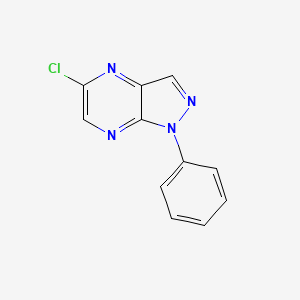 5-Chloro-1-phenyl-1H-pyrazolo[3,4-b]pyrazine