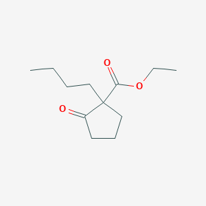 molecular formula C12H20O3 B8646095 Ethyl 1-n-butyl-2-oxocyclopentane carboxylate CAS No. 57026-63-8
