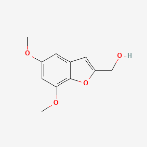 (5,7-Dimethoxybenzofuran-2-yl)methanol