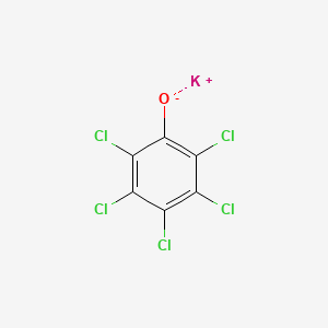 molecular formula C6Cl5KO B8646197 Potassium pentachlorophenolate CAS No. 7778-73-6