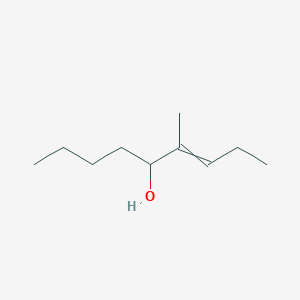 molecular formula C10H20O B8646218 4-Methylnon-3-en-5-ol CAS No. 143361-03-9