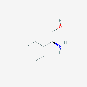 molecular formula C7H17NO B8646286 (S)-2-Amino-3-ethyl-1-pentanol 