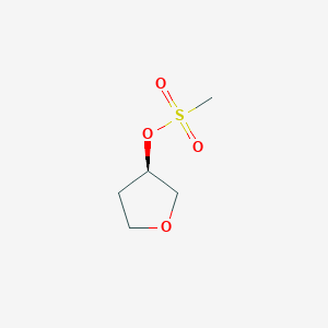 molecular formula C5H10O4S B8646396 (R)-tetrahydrofuran-3-yl methanesulfonate 