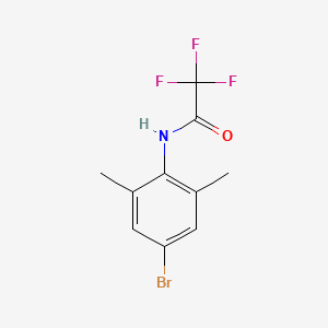 molecular formula C10H9BrF3NO B8646447 N-(4-bromo-2,6-dimethylphenyl)-2,2,2-trifluoroacetamide 