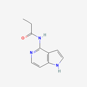 molecular formula C10H11N3O B8646532 N-(1H-pyrrolo[3,2-c]pyridin-4-yl)propanamide 