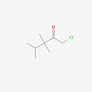 molecular formula C8H15ClO B8646577 1-Chloro-3,3,4-trimethylpentan-2-one CAS No. 83391-86-0