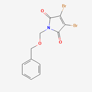B8646580 N-benzyloxymethyl-2,3-dibromomaleimide CAS No. 102147-52-4