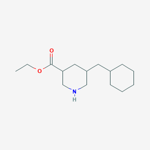 Ethyl 5-(cyclohexylmethyl)piperidine-3-carboxylate
