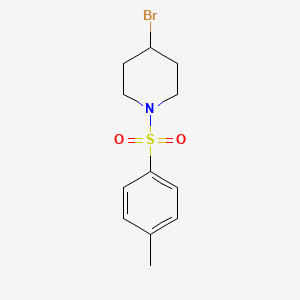 molecular formula C12H16BrNO2S B8646635 4-Bromo-1-tosylpiperidine 