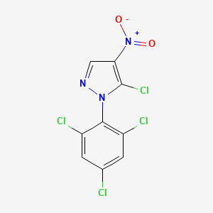 5-Chloro-4-nitro-1-(2,4,6-trichlorophenyl)-1H-pyrazole