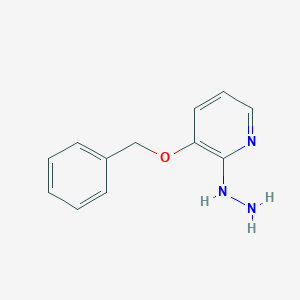 molecular formula C12H13N3O B8646731 3-(Benzyloxy)-2-hydrazinopyridine 