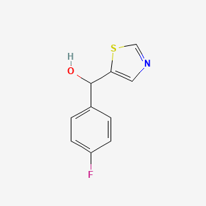 (4-Fluorophenyl)(thiazol-5-yl)methanol