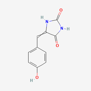 molecular formula C10H8N2O3 B8646762 5-(4-Hydroxybenzylidene)hydantoin 