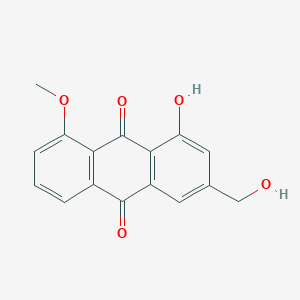 1-Hydroxy-3-(hydroxymethyl)-8-methoxyanthracene-9,10-dione