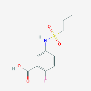 2-Fluoro-5-(propylsulfonamido)benzoic acid