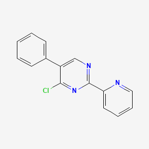 4-Chloro-5-phenyl-2-pyridin-2-ylpyrimidine