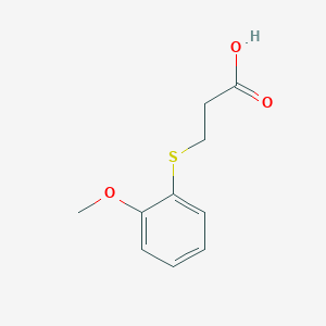 molecular formula C10H12O3S B8646950 3-[(2-Methoxyphenyl)thio]propanoic acid 