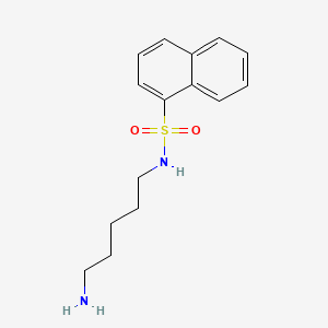 molecular formula C15H20N2O2S B8647031 N-(5-aminopentyl)naphthalene-1-sulfonamide CAS No. 33956-62-6