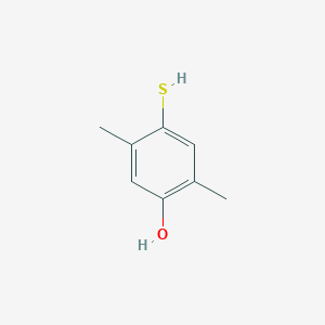 molecular formula C8H10OS B8647076 2,5-Dimethyl-4-sulfanylphenol 
