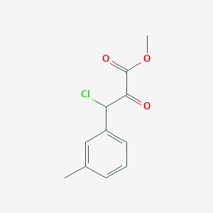 3-Chloro-2-oxo-3-m-tolyl-propionic acid methylester