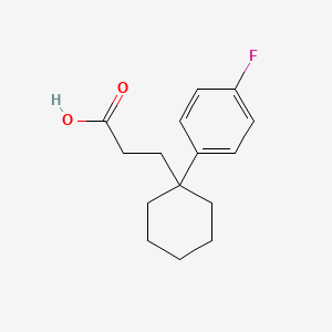 3-(1-(4-Fluorophenyl)cyclohexyl)propanoic acid
