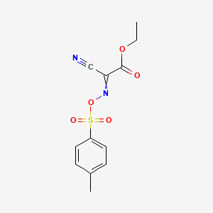 Ethyl 2-cyano-2-(4-methylphenyl)sulfonyloxyiminoacetate