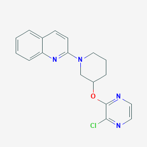 2-(3-((3-Chloropyrazin-2-yl)oxy)piperidin-1-yl)quinoline