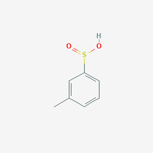 molecular formula C7H8O2S B8647251 3-Methylbenzene-1-sulfinic acid 