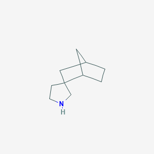molecular formula C10H17N B8647266 Spiro[bicyclo[2.2.1]heptane-2,3'-pyrrolidine] 